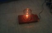 DIY Steampunk bougie lampe