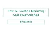 Comment créer une étude de cas Marketing