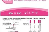 Comment utiliser les bandelettes de Test de grossesse ? 