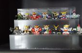 Mini Gundam Gashapon Figures présentoir