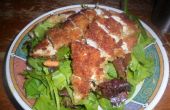 Salade de poulet en croûte Panko/Parmesan
