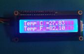 Affichage de la température sur écran LCD