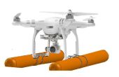 Flottant outriggen pour un Drone