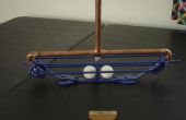 Clés à rouillé + ping pong boules = jouet centrifuge