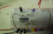 Facile à faire, simple et peu coûteuse de LED-blinky circuit CMOS 74C 14