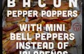 Mini poivron Baaaacon Poppers (sans Gluten) (Jalapeño gratuit)