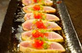 Comment faire des Sashimi de thon poêlé