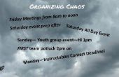 Organiser le Chaos : Gérer la tempête parfaite d’un calendrier chargé