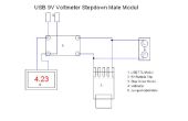 USB TTL 9V abaisseur voltmètre mâle Multi Modul Gadget DIY