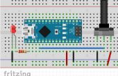 Commande de vitesse clignotement d’une LED avec Arduino & Pot (avec vidéo)