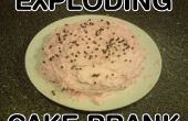 Exploding gâteau Prank