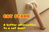 Cat de Stand - n’oubliez jamais de laisser la porte ouverte pour la litière pour chat