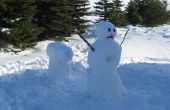 Calvin et Hobbes neige Cannon et bonhomme de neige