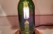 Lampe Edison bouteille de vin