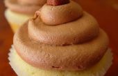 Gousse de vanille de farcis Nutella Cupcakes