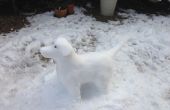 Comment faire un chien de neige sculpture