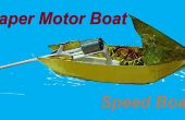 Convertir votre bateau en papier à un moteur / vitesse du bateau. 