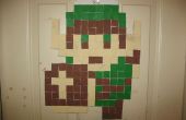 Affiches de Sprite de 8 bits (Link, Mario, vert Roupie)