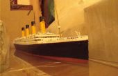Remote Controlled papier Titanic Model