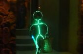 Costume de Stickman lumineux LED