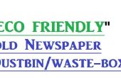 Eco friendly papier / poubelle journal