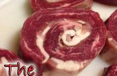 Le BaconSteak - viande collée Roulade de bifteck de flanc Bacon