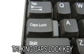 Parler de Caps Lock clés Prank