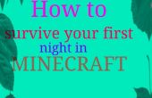 Comment survivre à votre première nuit dans Minecraft