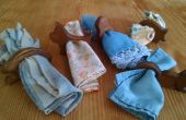 Porte-serviettes de table rustique
