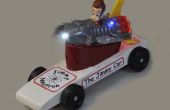 Pinewood Derby voiture avec LEDs et Jimmy Neutron