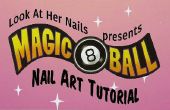 Magic Eight Ball Nail Art tutoriel