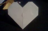 Comment faire un coeur de papier avec support