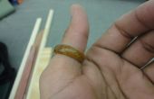 J’ai fait cela à TechShop-comment faire un anneau en bois (teck)
