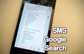 Recherche Google SMS