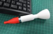 3D imprimés PLA hybride fusée à carburant PLA imprimés 3D