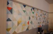 Triangle mur murale Design