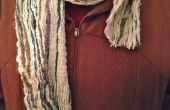 Écharpe laine multicolore hiver