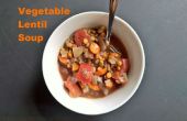 Mijoteuse soupe de légumes aux lentilles de Pot