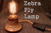 Zebra Ply Lamp