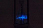 La fontaine lumineuse : un sablier bioluminescentes