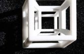 3D 4 dimensions Tesseract Hypercube modéliser un TJT3/6