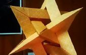Gasherbrum - 4 se coupant triangles - origami modulaire - pas de colle