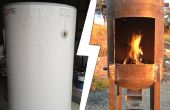 Convertir un réservoir d’eau électrique à un appareil de chauffage extérieur bois