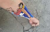 Faux tatouage, bras arts. ONE PIECE, Monkey.D.Luffy poing de gomme