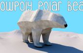 Petit ours polaire de Poly - Cinema 4D