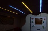 RGB LED éclairage sur rail de Tube carton