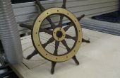 Pilier barre roue antique-look