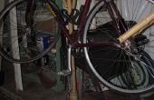 Support vélo en bambou et fender