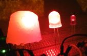 Géante colle chaude LEDs - je l’ai fait à TechShop