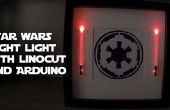 Star Wars veilleuse avec linogravure et Arduino
